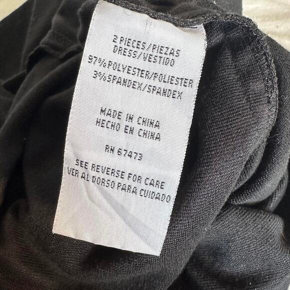 Womens Dress Size 10 Black Classic Slim LBD Professional Travel Packable Chic - Picture 7 of 8